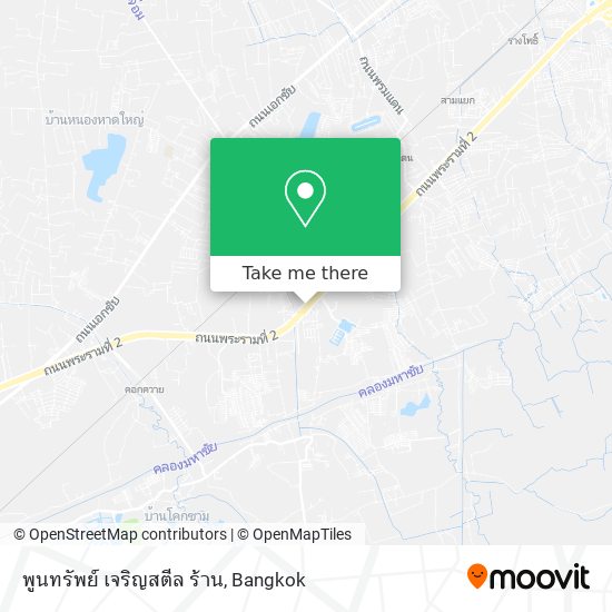 พูนทรัพย์ เจริญสตีล ร้าน map