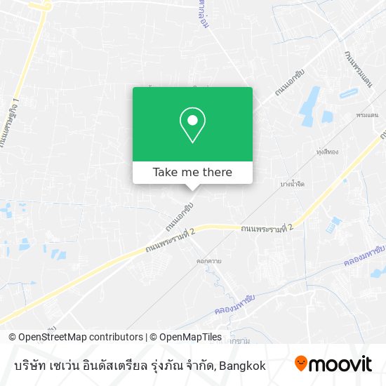 บริษัท เซเว่น อินดัสเตรียล รุ่งภัณ จำกัด map