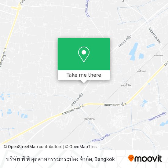 บริษัท พี พี อุตสาหกรรมกระป๋อง จำกัด map