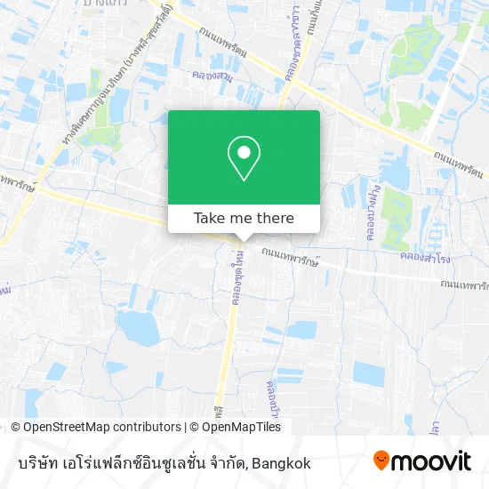 บริษัท เอโร่แฟล็กซ์อินซูเลชั่น จำกัด map