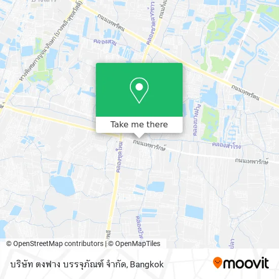 บริษัท ตงฟาง บรรจุภัณฑ์ จำกัด map