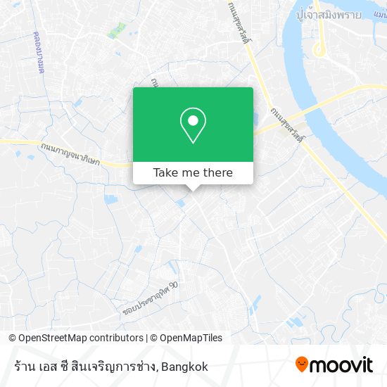 ร้าน เอส ซี สินเจริญการช่าง map