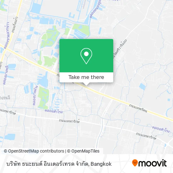 บริษัท ธนะยนต์ อินเตอร์เทรด จำกัด map