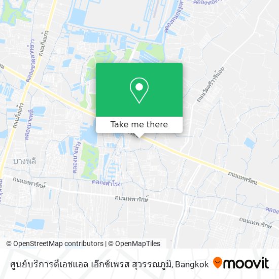 ศูนย์บริการดีเอชแอล เอ๊กซ์เพรส สุวรรณภูมิ map