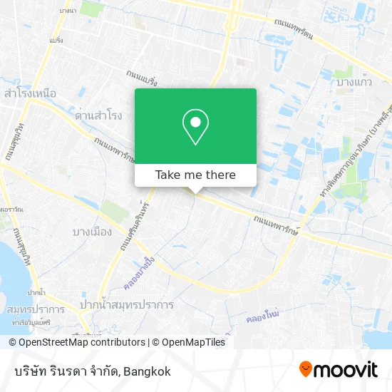 บริษัท รินรดา จำกัด map