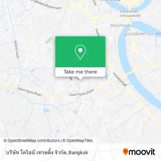 บริษัท โคไลน์ เทรดดิ้ง จำกัด map