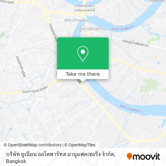 บริษัท ยูเนียน ออโตพาร์ทส มานูแฟคเชอริ่ง จำกัด map