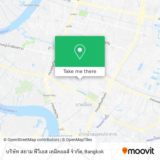 บริษัท สยาม พีวีเอส เคมิคอลส์ จำกัด map