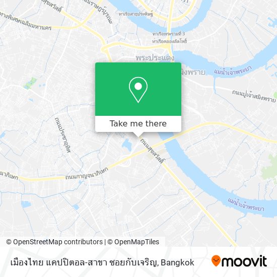 เมืองไทย แคปปิตอล-สาขา ซอยกับเจริญ map