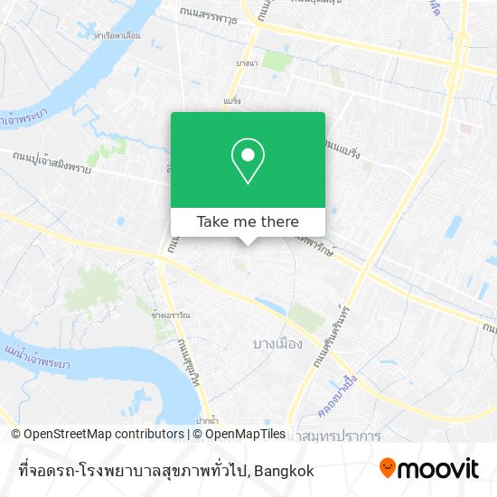 ที่จอดรถ-โรงพยาบาลสุขภาพทั่วไป map