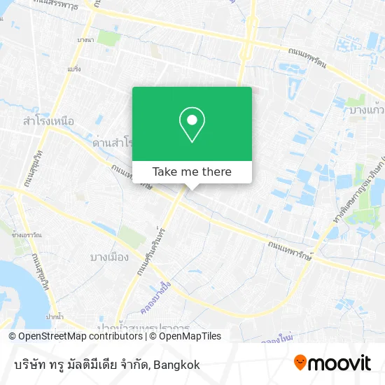 บริษัท ทรู มัลติมีเดีย จำกัด map