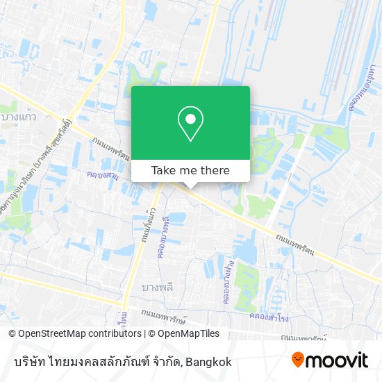 บริษัท ไทยมงคลสลักภัณฑ์ จำกัด map