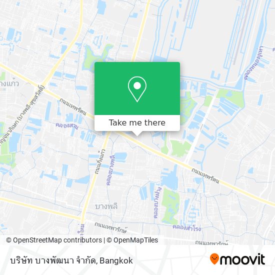 บริษัท บางพัฒนา จำกัด map