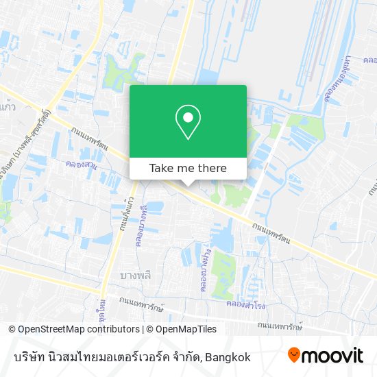 บริษัท นิวสมไทยมอเตอร์เวอร์ค จำกัด map