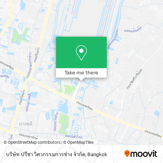 บริษัท ปรีชา วิศวกรรมการช่าง จำกัด map