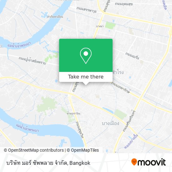 บริษัท มอร์ ซัพพลาย จำกัด map