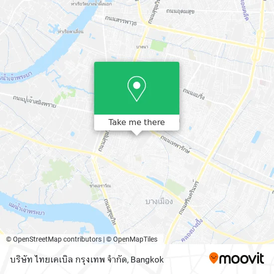 บริษัท ไทยเคเบิล กรุงเทพ จำกัด map