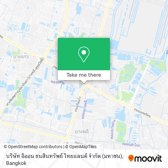 บริษัท อิออน ธนสินทรัพย์ ไทยแลนด์ จํากัด (มหาชน) map