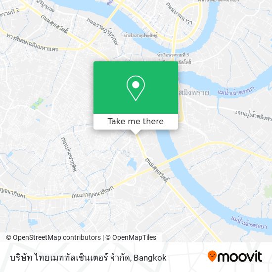 บริษัท ไทยเมททัลเซ็นเตอร์ จำกัด map