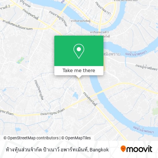 ห้างหุ้นส่วนจำกัด ป้าเนาว์ อพาร์ทเม้นท์ map