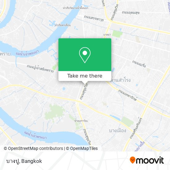 บางปู map