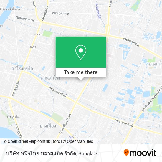 บริษัท หนึ่งไทย พลาสแพ็ค จำกัด map