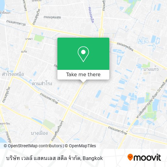 บริษัท เวลล์ แสตนเลส สตีล จำกัด map