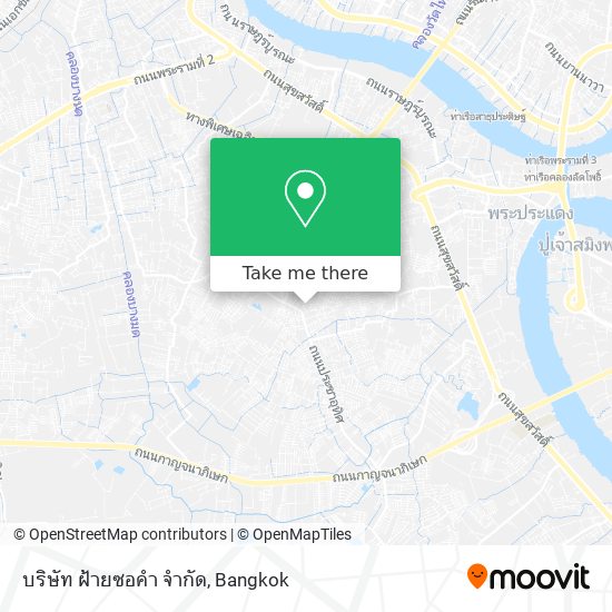 บริษัท ฝ้ายซอคำ จำกัด map