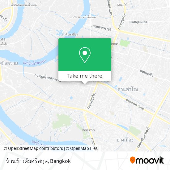 ร้านข้าวต้มศรีสกุล map