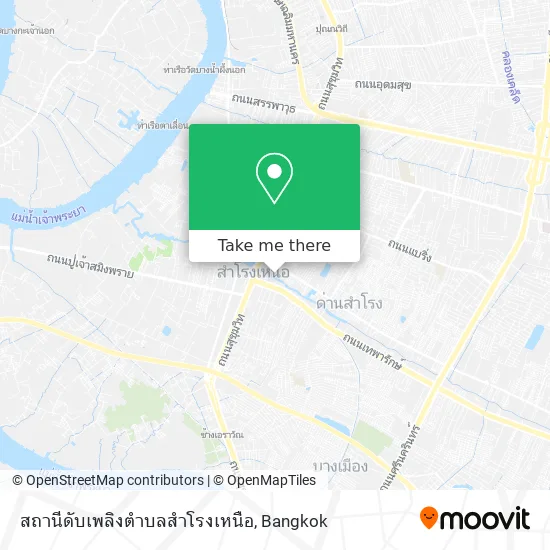 สถานีดับเพลิงตำบลสำโรงเหนือ map
