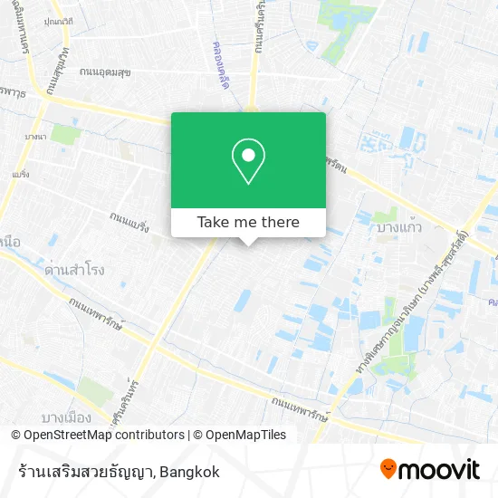 ร้านเสริมสวยธัญญา map