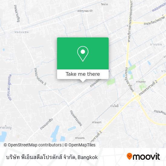 บริษัท พีเอ็นสตีลโปรดักส์ จำกัด map