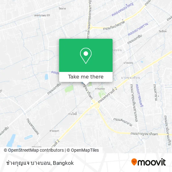 ช่างกุญแจ บางบอน map