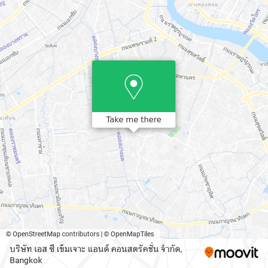 บริษัท เอส ซี เข็มเจาะ แอนด์ คอนสตรัคชั่น จำกัด map