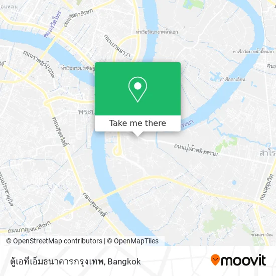 ตู้เอทีเอ็มธนาคารกรุงเทพ map