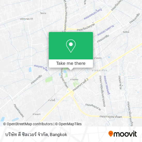 บริษัท ดี ซิลเวอร์ จำกัด map