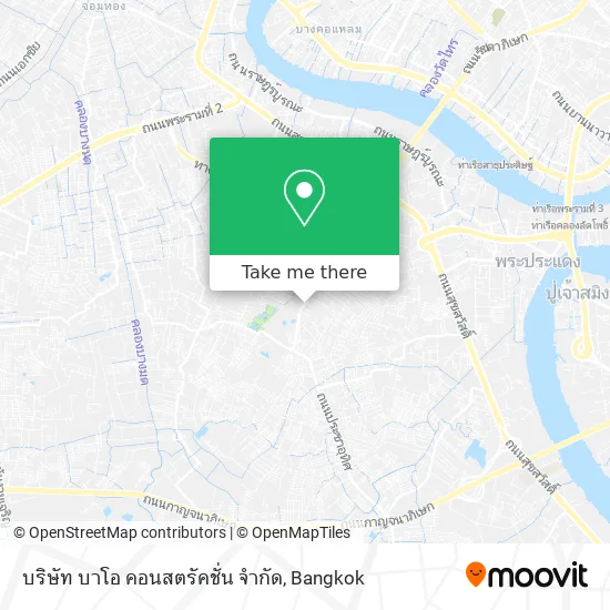 บริษัท บาโอ คอนสตรัคชั่น จำกัด map
