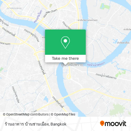 ร้านอาหาร บ้านชานเมือง map