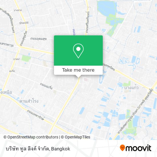 บริษัท ทูล ลิงค์ จำกัด map