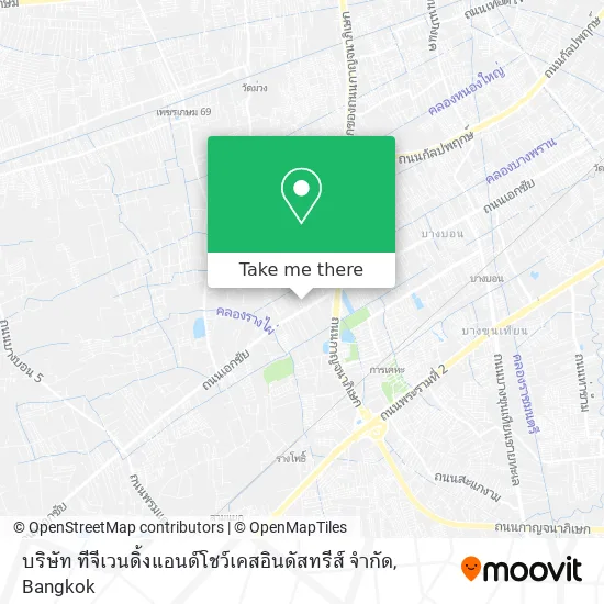 บริษัท ทีจีเวนดิ้งแอนด์โชว์เคสอินดัสทรีส์ จำกัด map