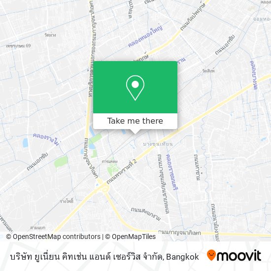 บริษัท ยูเนี่ยน คิทเช่น แอนด์ เซอร์วิส จำกัด map