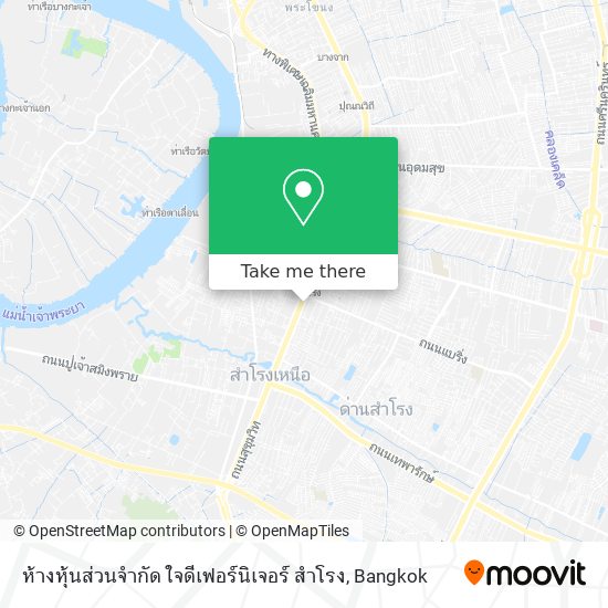 ห้างหุ้นส่วนจำกัด ใจดีเฟอร์นิเจอร์ สำโรง map