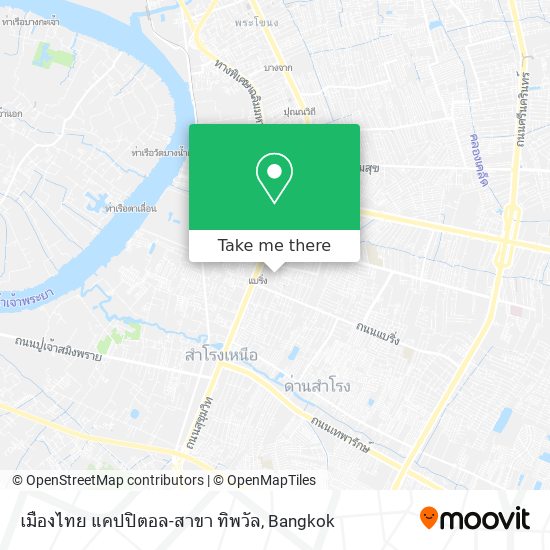 เมืองไทย แคปปิตอล-สาขา ทิพวัล map