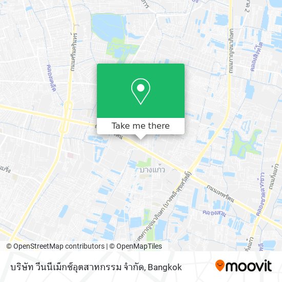 บริษัท วีนนีเม็กซ์อุตสาหกรรม จำกัด map
