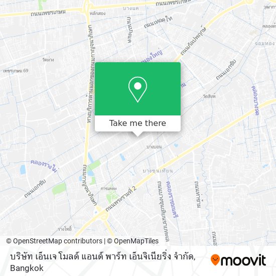 บริษัท เอ็นเจ โมลด์ แอนด์ พาร์ท เอ็นจิเนียริ่ง จํากัด map