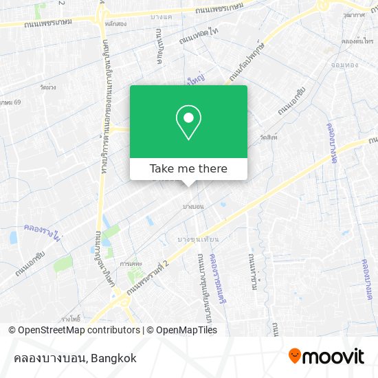 คลองบางบอน map