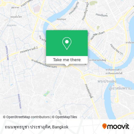 ถนนพุทธบูชา ประชาอุทิศ map