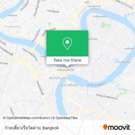 ก๋วยเตี๋ยวเรือวัดด่าน map