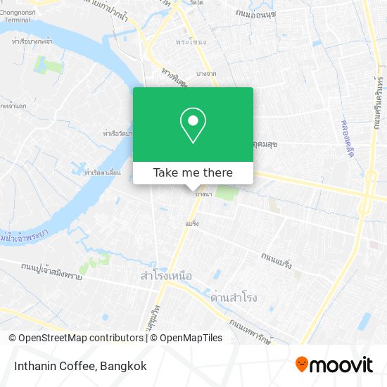 Inthanin Coffee map