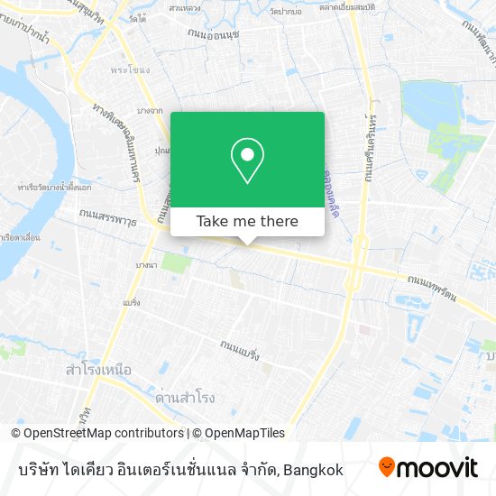 บริษัท ไดเคียว อินเตอร์เนชั่นแนล จำกัด map